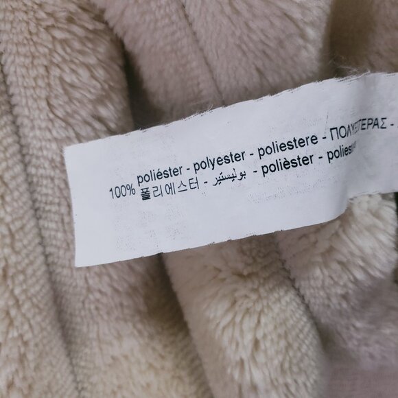 Zara Super Soft Ribbed Cropped Preppy Sweater Beige Pullover Top Size S - Picture 4 of 11